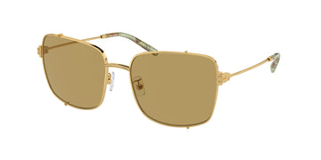 SOLID OCHER GOLD LENSES WITH SHINY GOLD FRAME