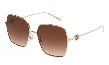 BROWN GRADIENT LENSES WITH GOLD FRAME