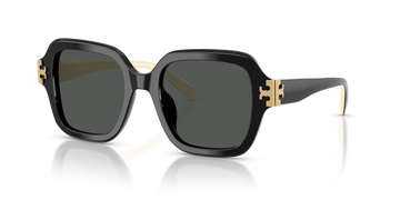 SOLID GRAY LENSES WITH SHINY BLACK FRAME