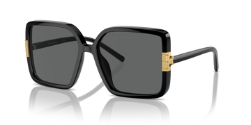 SOLID GRAY LENSES WITH BLACK FRAME
