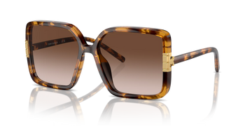 BROWN GRADIENT LENSES WITH HAVANA FRAME