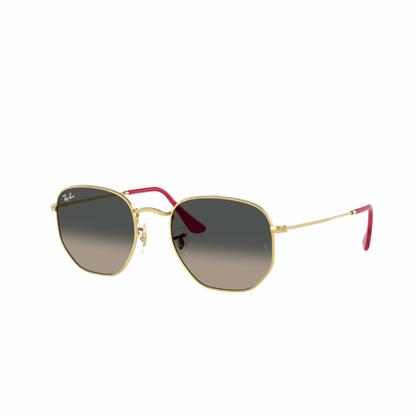 Ray-Ban RB3548N Geometric Sunglasses in Gold, front view