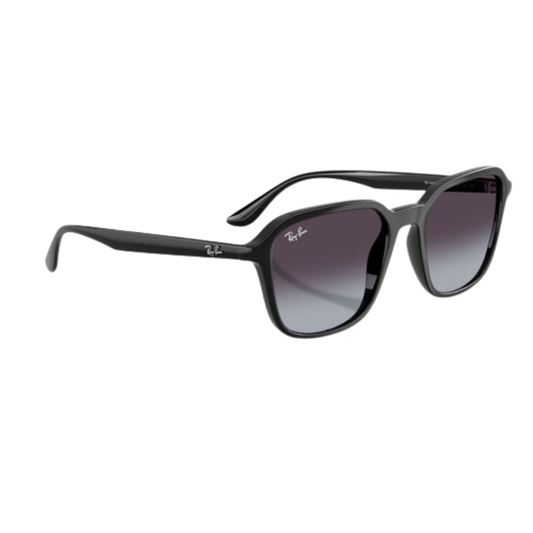 Ray-Ban RB4465I Square Sunglasses in Grey Gradient Black, angle view