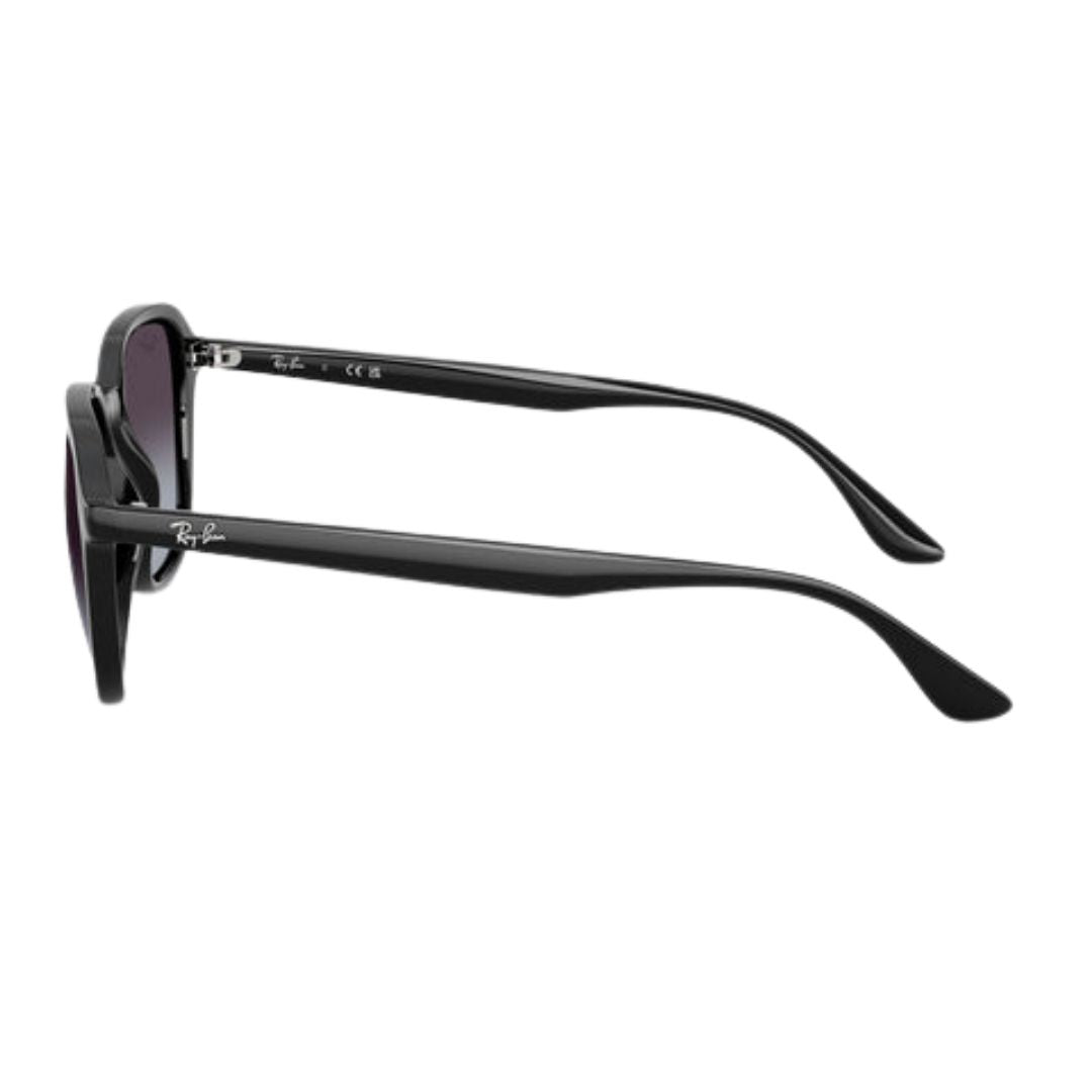 Ray-Ban RB4465I Square Sunglasses in Grey Gradient Black, side view
