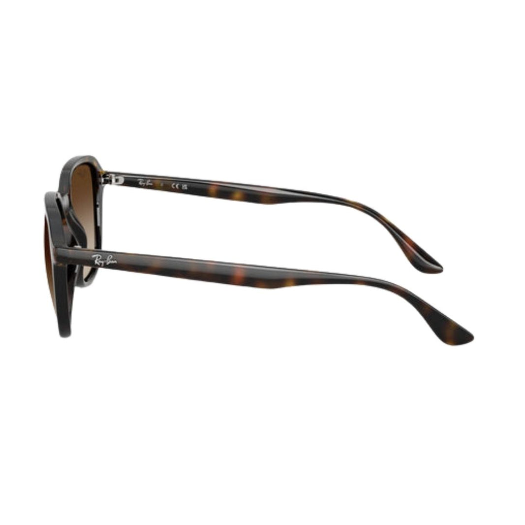 Ray-Ban RB4465I Square Sunglasses in Brown Gradient Havana, side view
