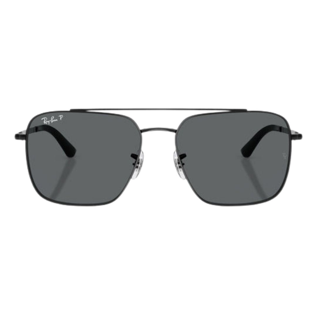Ray-Ban RB3773I Square Sunglasses in Grey Black, front view