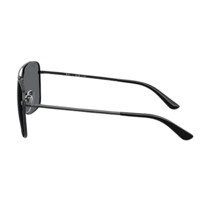Ray-Ban RB3773I Square Sunglasses in Grey Black, side view