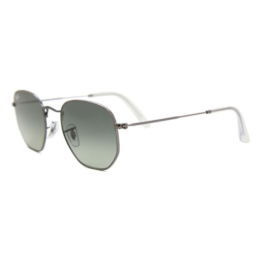 Ray-Ban RB3548N Geometric Sunglasses in Grey Gunmetal, side view