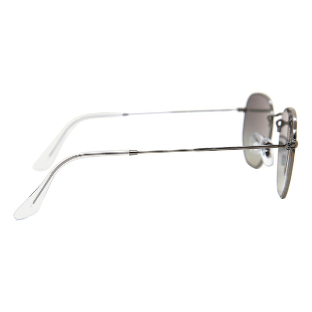 Ray-Ban RB3548N Geometric Sunglasses in Grey Gunmetal, angle view