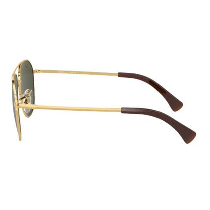 Ray-Ban RB3723I Square Sunglasses in Green / Arista Gold, angle view