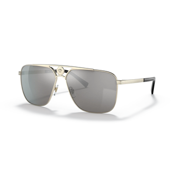 LIGHT GRAY MIRROR LENSES WITH GOLD FRAME