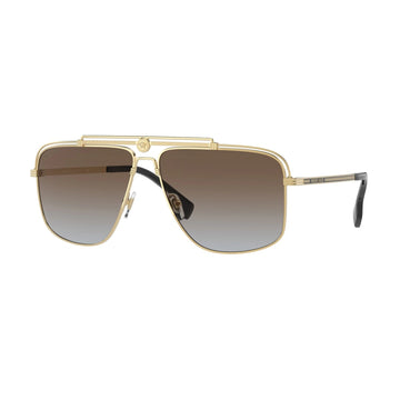 BROWN GRADIENT LENSES WITH GOLD FRAME