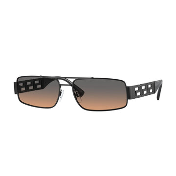 ORANGE GRADIENT LIGHT GREY LENSES WITH MATTE BLACK FRAME