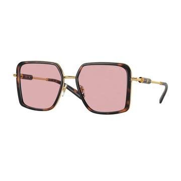 LIGHT PINK LENSES WITH HAVANA FRAME