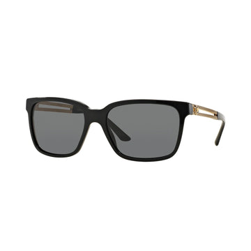 SOLID GRAY LENSES WITH BLACK GOLD FRAME