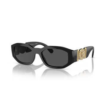 SOLID GRAY LENSES WITH BLACK GOLD FRAME