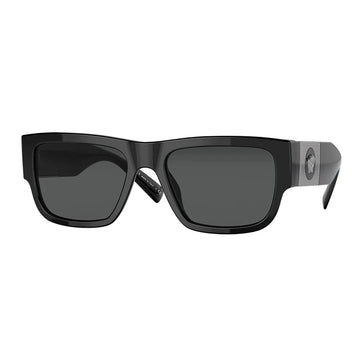 SOLID GRAY LENSES WITH BLACK FRAME