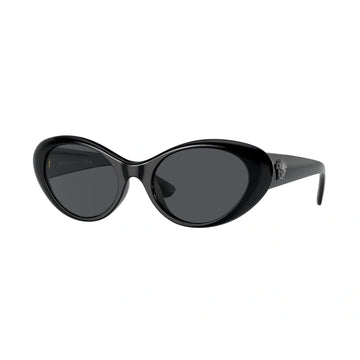 SOLID GRAY LENSES WITH BLACK FRAME