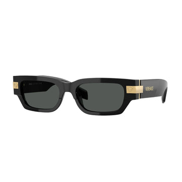 SOLID GRAY LENSES WITH BLACK FRAME