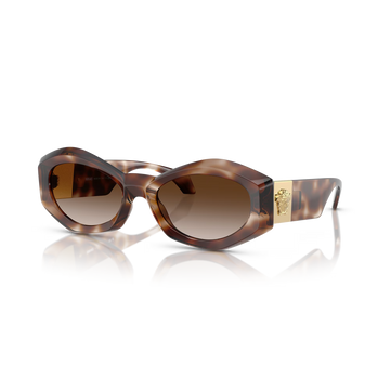 BROWN GRADIENT LENSES WITH HAVANA FRAME