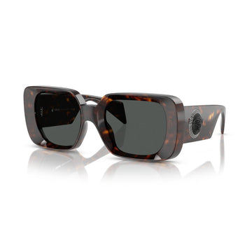 SOLID GRAY LENSES WITH HAVANA FRAME