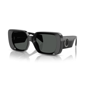 SOLID GRAY LENSES WITH BLACK FRAME