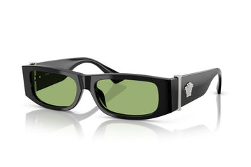 LIGHT GREEN LENSES WITH BLACK FRAME
