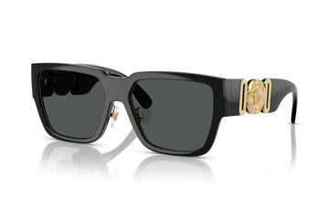SOLID GRAY LENSES WITH BLACK FRAME