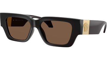 SOLID BROWN LENSES WITH TRANSPARENT BROWN FRAME