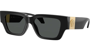 SOLID GRAY LENSES WIRH BLACK FRAME