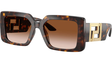 BROWN GRADIENT LENSES WITH HAVANA FRAME
