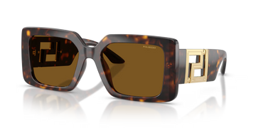 SOLID BROWN POLARIZED LENSES WITH HAVANA FRAME