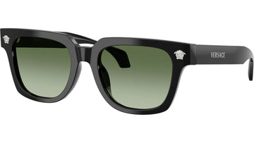 GREEN GRADIENT LENSES WITH SHINY BLACK FRAME
