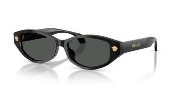 SOLID GRAY LENSES WITH BLACK FRAME