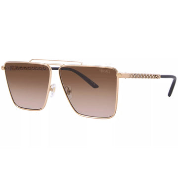 BROWN GRADIENT LENSES WITH GOLD FRAME