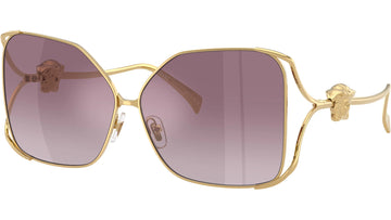 VIOLET GRADIENT LENSES WITH GOLD FRAME