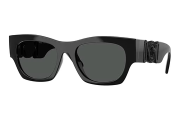 SOLID GRAY LENSES WITH BLACK FRAME