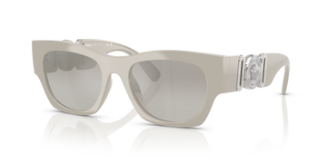 GRAY GRADIENT SLIVER MIRROR LENSES WITH GRAY FRAME