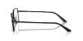 Versace VE1311 Rectangle Eyeglasses in Matte Black, side view