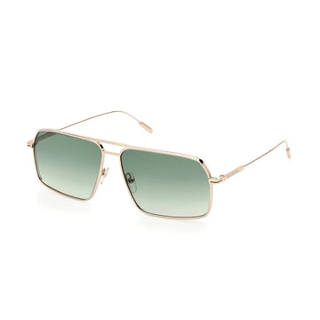 GREEN GRADIENT LENSES WITH GOLD FRAME