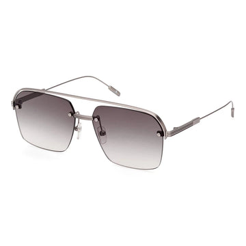 GRAY GRADIENT LENSES WITH SEMI MATTE RUTHENIUM FRAME