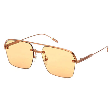 YELLWO LENSES WITH MATTE ORANGE FRAME