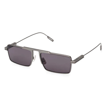SOLID GRAY LENSES WITH MATTE GUNMETAL FRAME