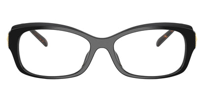 Tory Burch TY4015U Rectangle Eyeglasses in Satin Black, front view
