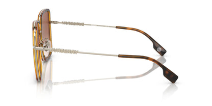 Burberry BE3145/S Square Sunglasses in Brown Gradient Lenses With Dark Havana Frame, side view