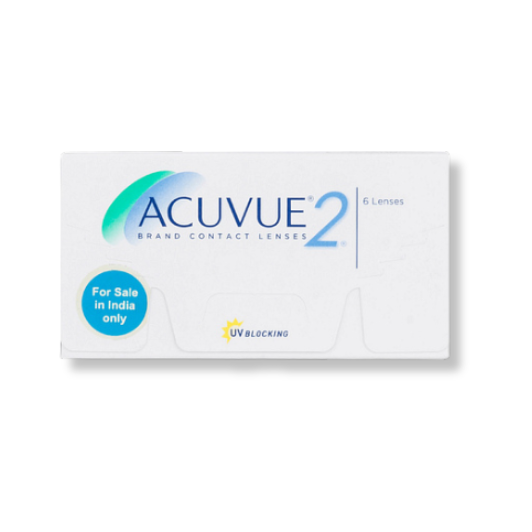 Acuvue 2 Contact Lenses box, front view