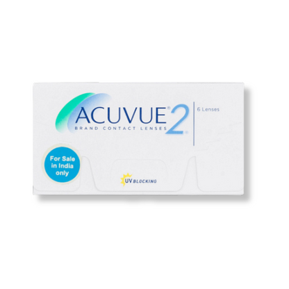 Acuvue 2 Contact Lenses box, front view