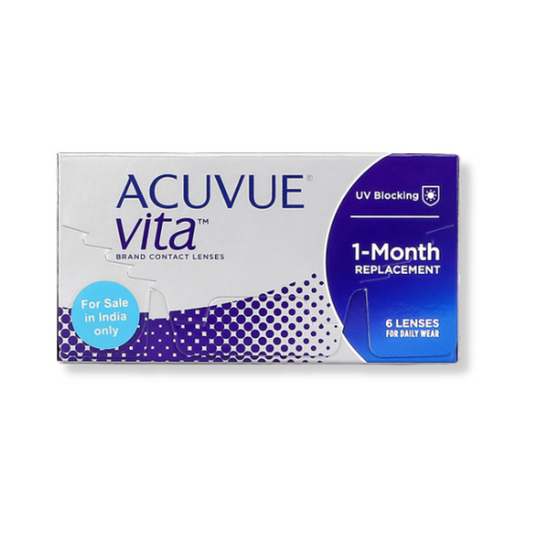 Acuvue Vita Contact Lenses box, front view