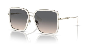 LIGHT BROWN GRADIENT GREY LENSES WITH IVORY FRAME