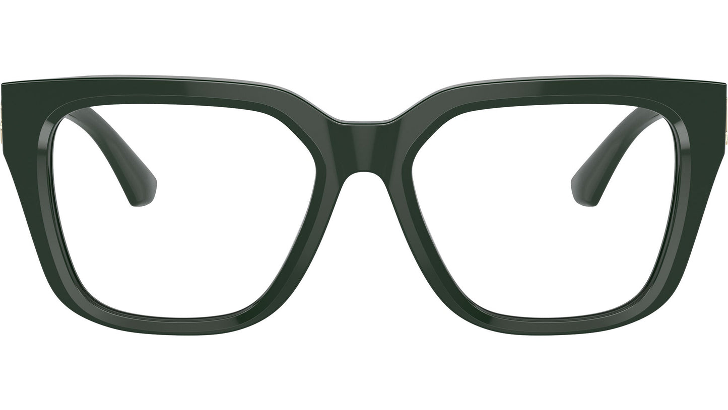 Burberry BE2403 Square Eyeglasses in Green Frame, front view